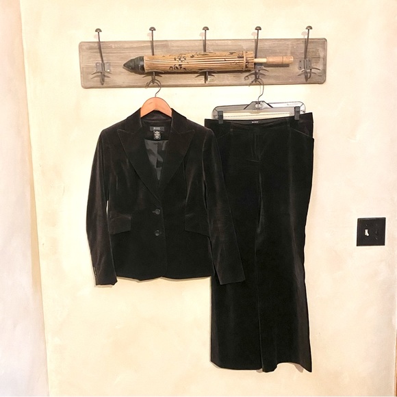 🪶Rare Velvet VICTORIA’S SECRET Sexy Christy-Fit Brown Pant Suit-8 - Picture 3 of 16